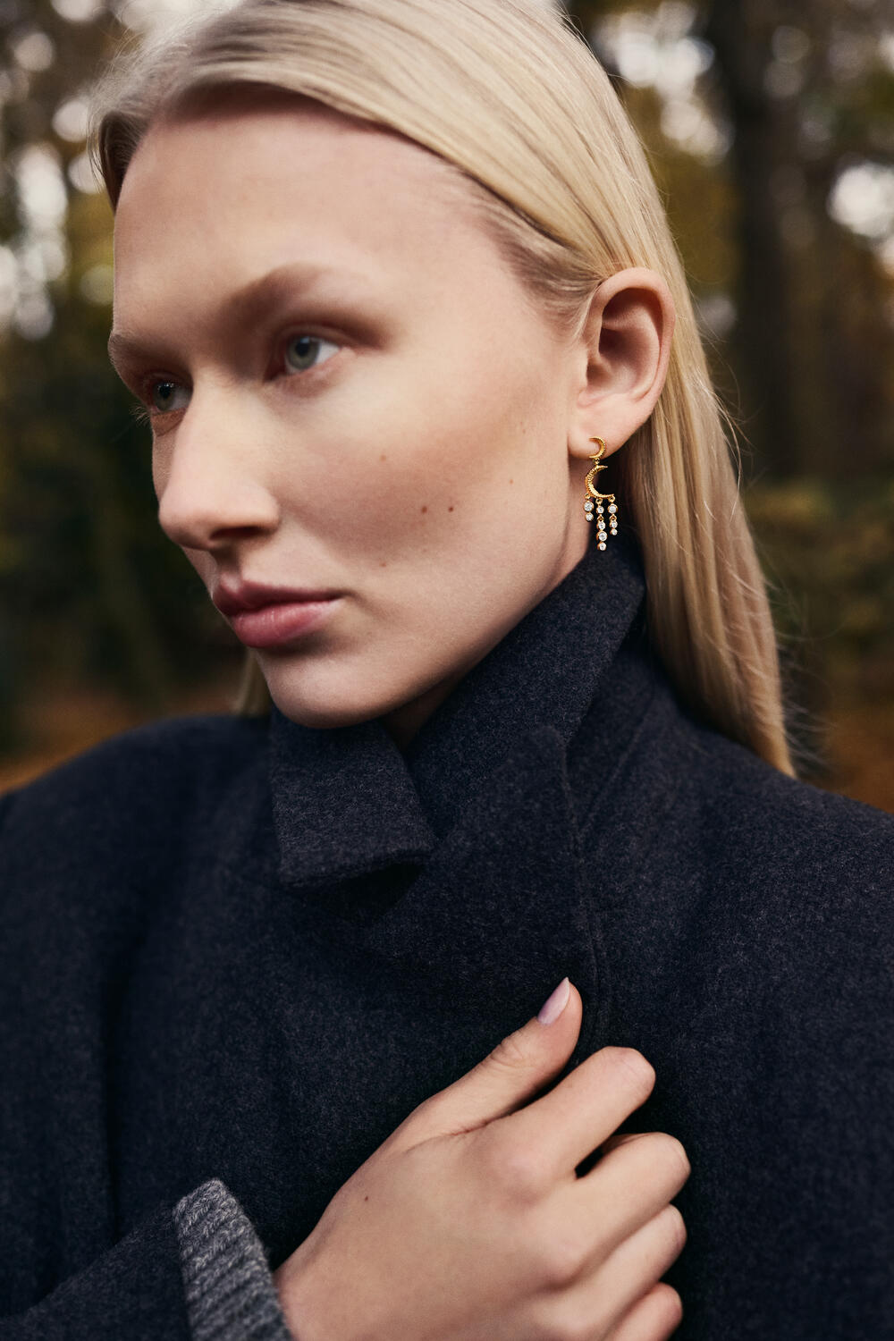 Astrea Twinkle øreringe - forgyldt